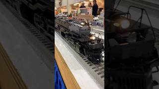 UP Big Boy 4023 at York unionpacific oscaletrains trains trainshow modeltrains steamtrain [upl. by Caplan]