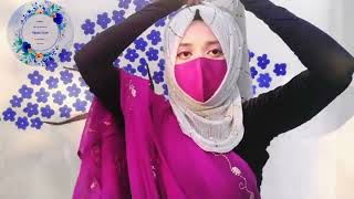 Sarir Sathe Simple Hijab Tutorial শাড়ির সাথে সিম্পল হিজাব টিউটোরিয়াল hijabstyle hijabtutorial [upl. by Lindholm303]