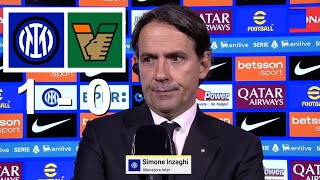 Simone Inzaghi Intervista Post Inter 1 vs 0 Venezia 03112024 [upl. by Anyt]