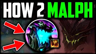 MALPHITE IS BUSTED NOW How to Malphite amp CARRY Best BuildRunes Malphite Guide Season 14 [upl. by Favien]