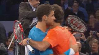 Federer vs Dimitrov 2015 BNP Paribas Showdown [upl. by Rebba161]