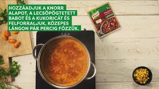 KNORR  ÍZVARIÁCIÓK  Mexikói chilis bab édesburgonyával [upl. by Mavra]