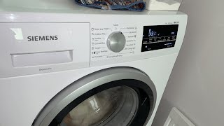 Siemens IQ 300  Cottons 40 extra rinse Complete Cycle [upl. by Shelah780]