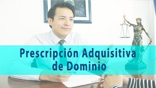 La Prescripción Adquisitiva de Dominio ¿Cómo usarla para obtener TÍTULO DE PROPIEDAD [upl. by Pass22]