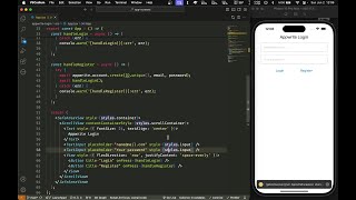 ASMR Programming  React Native Appwrite Email Authentication  No Talking [upl. by Amadeo]