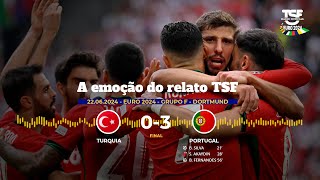 Ouça a emoção Relato TSF dos golos de Portugal por António Botelho [upl. by Ahsiekim]