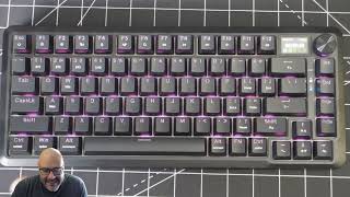 Redragon Mechanical Keyboard with Screen amp Knob [upl. by Retsehc]