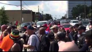 People arrested as KKK leaves South Carolina State Capitol [upl. by Procter594]