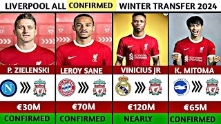 🚨 LIVERPOOL ALL AGREED CONFIRMED amp RUMOURS WINTER TRANSFER NEWS 2024 [upl. by Ennaitsirhc]