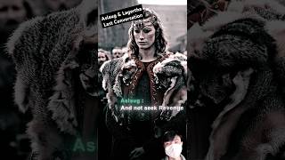 aslaug amp lagertha the last conversation lagertha aslaug vikings ragnar ragnarlothbrok [upl. by Enitnemelc]