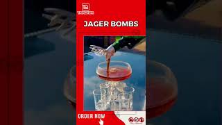 Jager Bombs mix perpaduan jagermieter amp redbull redbull jägermeister beer [upl. by Nauqit]