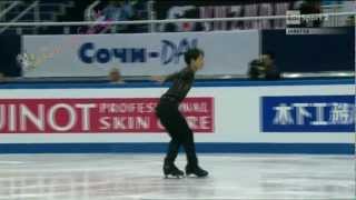 ISU GP Final SOCHI 2012 37 MEN SP  Tatsuki MACHIDA  07122012 [upl. by Nnaoj]