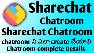 How To Create Chatroom in Sharechat AppCreate Sharechat chatroomSharechat update [upl. by Sudnac801]