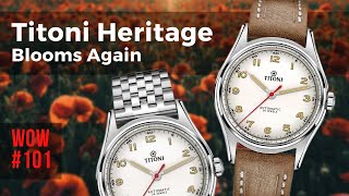 Titoni Heritage Fine Watch between Dress and Tool  Watch of the Week Review 101 [upl. by Ahseyn]