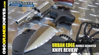 Cold Steel Urban Edge 43XLSS Push Dagger Review  OsoGrandeKnives [upl. by Adiol]