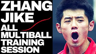 ZHANG JIKE ALL THE MULTIBALL TRAINING SESSION [upl. by Mafala968]