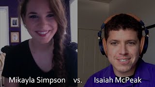 LD Example Debate – Isaiah McPeak vs Mikayla Simpson [upl. by Lehcem]