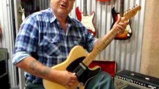 Rockin Rob Riley plays a 1954 Tele at Twangcentral Guitars in Adelaide South Australia [upl. by Anor26]