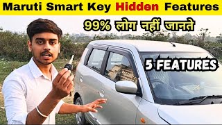 Maruti Smart Key Hidden Features 🔥 5 Features You Should Know in 2024👌 [upl. by Maddis]