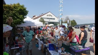 Flohmarkt 2017  Tausende Besucher kamen [upl. by Allina]