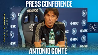 LIVE  La conferenza stampa di Mister Antonio Conte in vista di Napoli  Lecce [upl. by Eelyah]