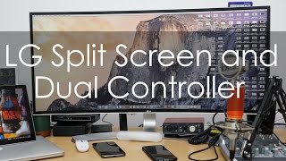 LG UltraWide Monitor Split Screen amp Dual Controller Functionality [upl. by Philbrook383]