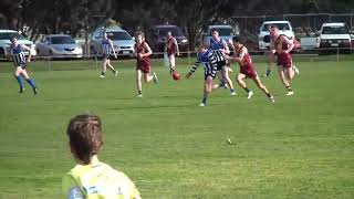 Wimmera FNL RD13 2024 Minyip Murtoa vs WarrackEagles [upl. by Nosnorb]