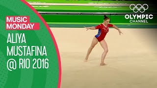 Aliya Mustafinas Floor Routine to quotMoscow Nightsquot at Rio 2016  Music Monday [upl. by Iborian]