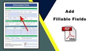 How to insert a fillable text box in a Fillable PDF Prepare Form using Adobe Acrobat Pro DC [upl. by Eirrehs198]