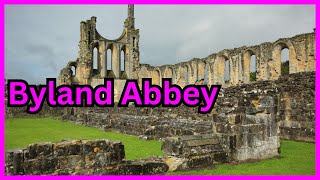 Byland Abbey ruins walk around North Yorkshire [upl. by Oliana86]