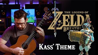 Zelda Breath of the Wild  Kass Theme  Classical Guitar Cover  TVonGuitar [upl. by Sydalg173]