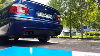 BMW e39 M5 stock exhaust sound [upl. by Aylmer]