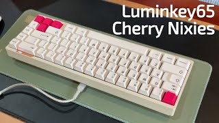 The Sweetest Cherry Switch Nixies Keyboard Sounds [upl. by Remas43]