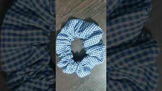 Make simple hair rubber band even more beautiful Scrunchies Make  How To Mak [upl. by Purity]