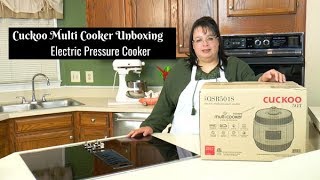 Cuckoo Multi Function Pressure Cooker Unboxing  Pressure Cooker Review  Amy Learns to Cook [upl. by Nauqahs]