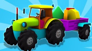 traktor för barn  leksaker för barn  lantbruksfordon  Toy Tractor Unboxing  Kids TV Svenska [upl. by Mikol790]