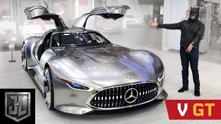 Batman’s Mercedes VISION GT As Seen in Justice League [upl. by Suilmann]