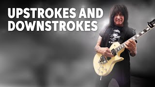 Upstrokes and Downstrokes  Michael Angelo Batio Beginner Guitar Lesson 2 [upl. by Tallbott]