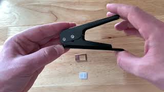 How To Use a Sim Card Cutter From Micro Sim to Nano Sim [upl. by Alberto]