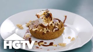 Baked Doughnuts 3 Ways  HGTV Happy  HGTV [upl. by Navad]