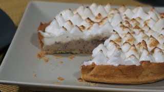 Tarta de crema de arándanos y merengue italiano  receta fácil paso a paso [upl. by Ermine660]