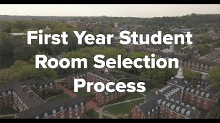 Housing and Residence Life First Year Student Room Selection 20252026 [upl. by Gibert]