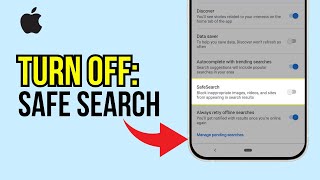 How to Turn OFF Safe Search on iPhone [upl. by Latterll]