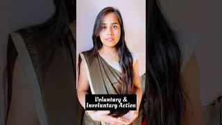 what are Voluntary amp involuntary actions voluntary involuntary biology neet shortvideo youtube [upl. by Eibloc497]