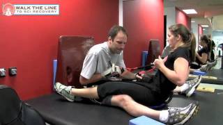 Darren C5 Quadriplegic exercises Core functionstrength w ATC June 2011 [upl. by Jessey]