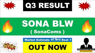 Sona Blw Q3 Results 2024  Sona Blw results today  Sona Blw dividend 2024  Sona Blw latest news [upl. by Netram]