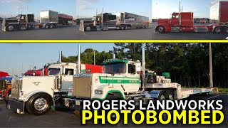 Rogers Landworks Photobombed by Rollin Transport amp KD Transport [upl. by Soelch]