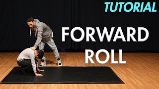 How to do a Forward Roll Beginner Gymnastics Tutorial  MihranTV [upl. by Eulalia]