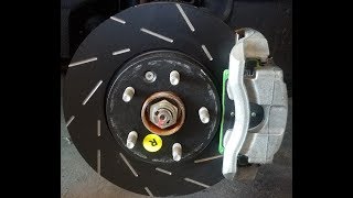 How to Replace brake Pads and Rotors Chevy Sonic Ebc GreenSuff Pads Complete Guide [upl. by Baldridge]