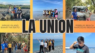 La Union Escapade  Featuring Immuki Island Bahay Na Bato Pebbles Beach  Narcedas Beach [upl. by Arte]